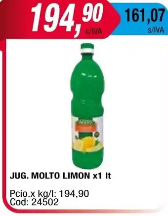 Maxiconsumo Jug. Molto Limon x 1Lt oferta