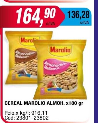 Maxiconsumo Cereal Marolio Almoh x 180 gr oferta