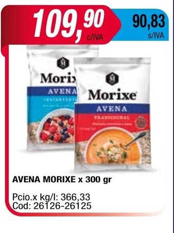 Maxiconsumo Avena Morixe x 300gr oferta
