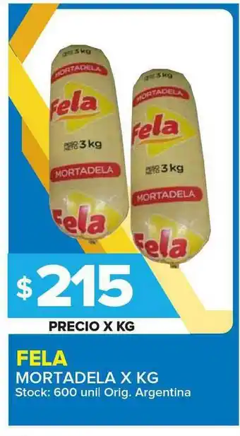 Carrefour Maxi Fela Mortadela x Kg oferta