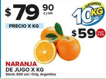 Carrefour Maxi Naranja De Jugo x kg oferta