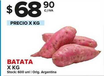 Carrefour Maxi Batata x kg oferta