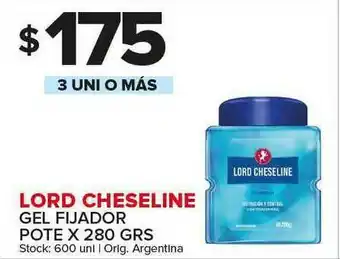Carrefour Maxi Lord Cheseline Gel Fijador Pote x 280grs oferta