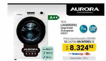 Cooperativa Obrera Lavarropas aurora oferta