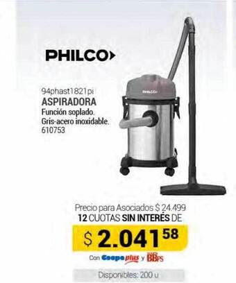 Cooperativa Obrera Philco aspiradora oferta