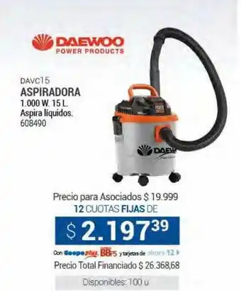 Cooperativa Obrera Daewoo aspiradora oferta