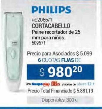Cooperativa Obrera Cortacabello philips oferta