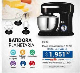 Cooperativa Obrera Batidora planetaria oferta