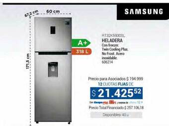 Cooperativa Obrera Heladera samsung oferta