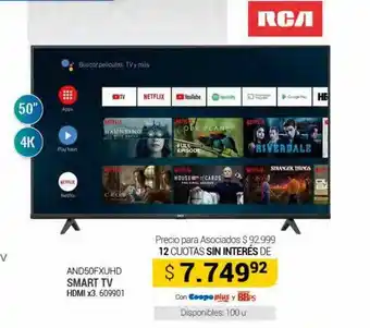 Cooperativa Obrera Smart tv rca oferta
