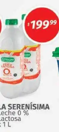 Arcoiris Supermercados La serenísima leche 0% lactosa oferta