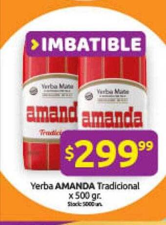 Cordiez Yerba amanda tradicional oferta