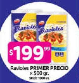 Cordiez Ravioles primer precio oferta