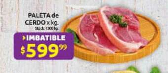 Cordiez Paleta de cerdo oferta