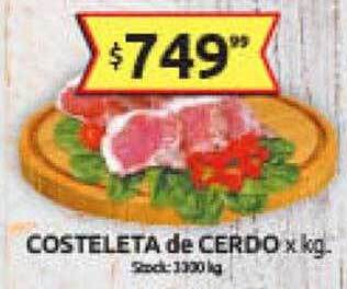 Cordiez Costeleta de cerdo oferta