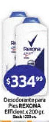 Cordiez Desodorante para pies rexona efficient oferta