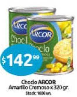 Cordiez Choclo arcor amarillo cremoso oferta