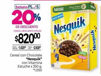 La Anonima Cereal con chocolate oferta