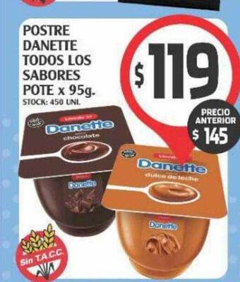 Supermercados Malambo Postre danette todos los sabores oferta