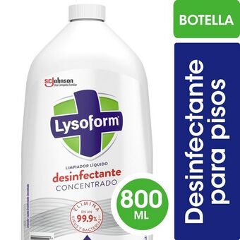 Coto Limpiador líquido desinfectante concentrado para pisos lysoform original botella 800ml oferta
