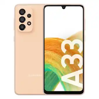 Cetrogar Celular samsung a33 6.4" 6/128gb 5g peach oferta