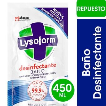 Coto Limpiador de baño lysoform líquido repuesto 450ml oferta