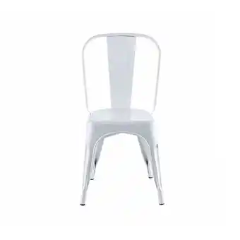 Home silla de comedor tolix satinado