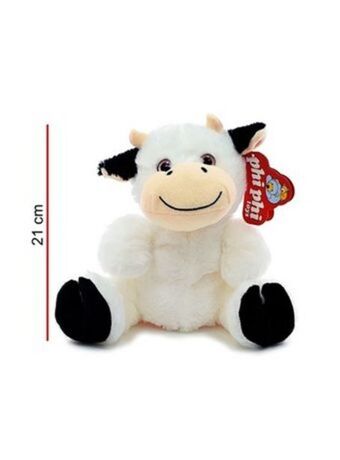 El Mundo del Juguete Títere vaca de peluche con patas 21 cm oferta
