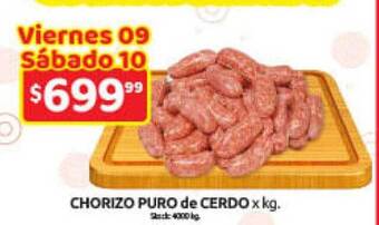 Cordiez Chorizo puro de cerdo oferta
