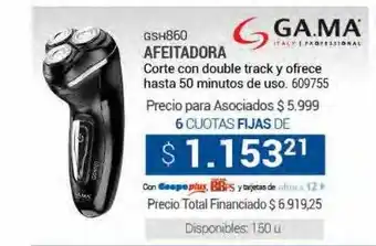 Cooperativa Obrera Afeitadora ga.ma. oferta