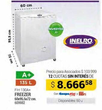 Cooperativa Obrera Freezer inelro oferta