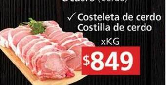 Supermercados Aiello Costeleta de cerdo costilla de cerdo oferta