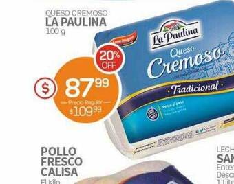 Alvear Queso cremoso la paulina oferta