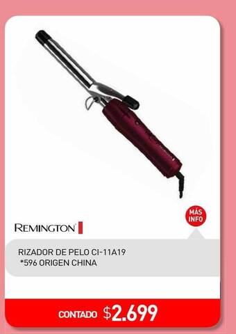 La Anonima Remington rizador de pelo ci-11a19 oferta