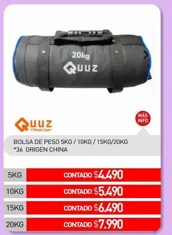 La Anonima Bolsa de peso 5kg 10kg 15kg 20kg quuz oferta