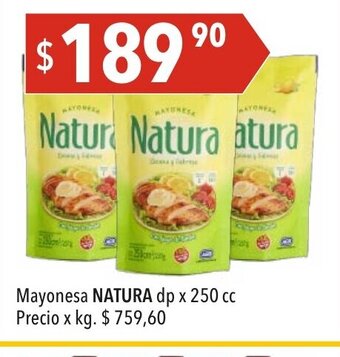 Hergo Mayonesa Natura Dp x 250cc oferta