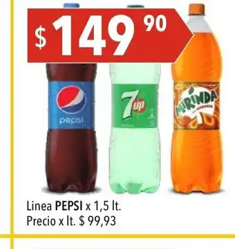 Hergo Linea Pepsi x 1.5 lt. oferta