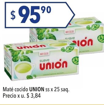 Hergo Maté Cocido Union ss x 25 Saq oferta