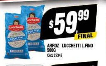 Supermercados Yaguar Arroz Lucchetti L.Fino 500g oferta