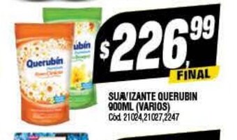 Supermercados Yaguar Suavizante Querubin 900ml oferta