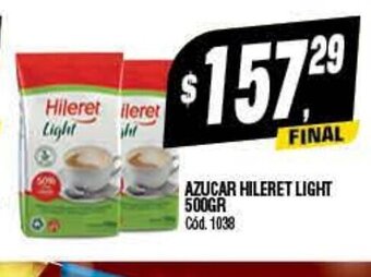 Supermercados Yaguar Azucar Hileret Light 500 gr oferta