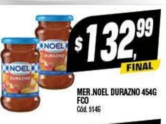 Supermercados Yaguar Mer.Noel Durazno 454g Fco oferta