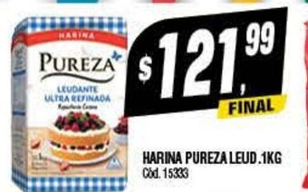 Supermercados Yaguar Harina Pureza Leud. 1kg oferta