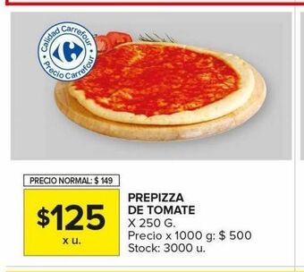 Carrefour Maxi Prepizza de tomate oferta
