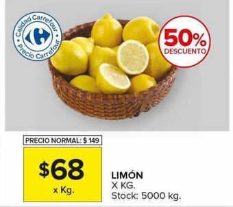 Carrefour Maxi Limon x kg oferta