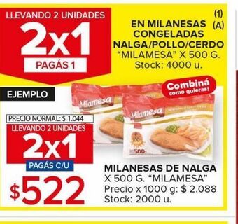 Carrefour Maxi Milanesas de nalga oferta