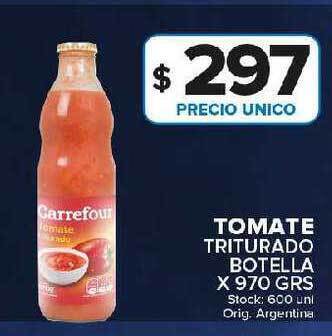 Carrefour Maxi Tomate triturado botella oferta