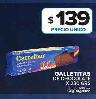 Carrefour Maxi Galletitas de chocolate oferta