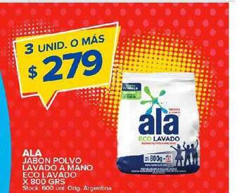 Carrefour Maxi Ala jabon polvo lavado a mano eco lavado oferta