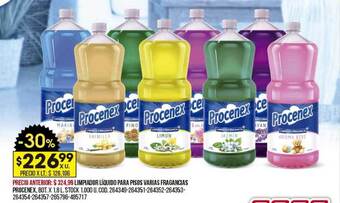 Coto Limpiador líquido para pisos varias fragancias procenex oferta